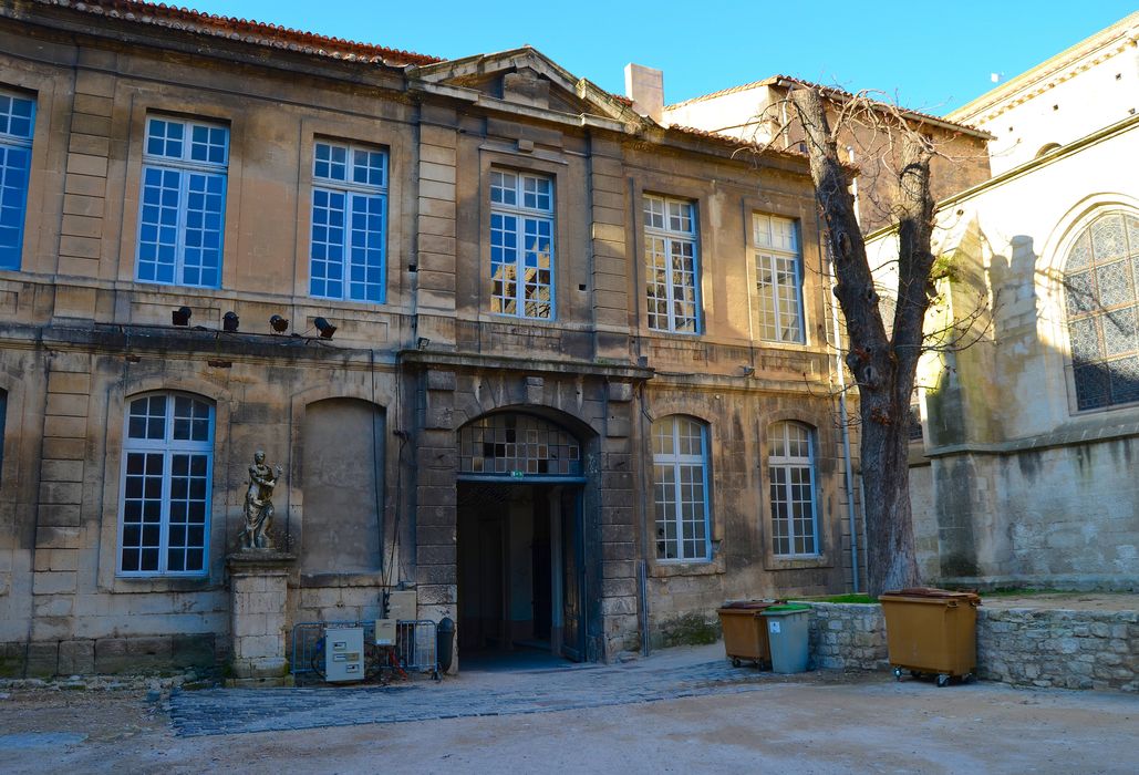 bâtiment ouest (palais épiscopal), façade est