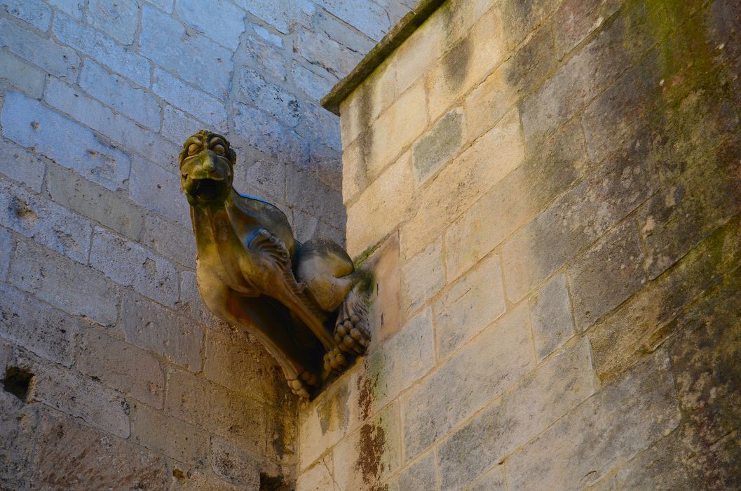 église Saint-Honorat, détail d’une gargouille