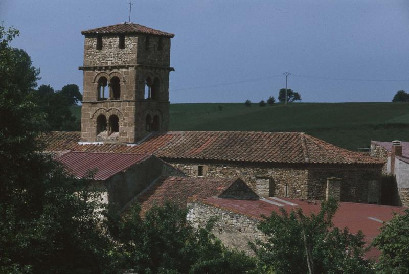 Clocher et toiture de l'église