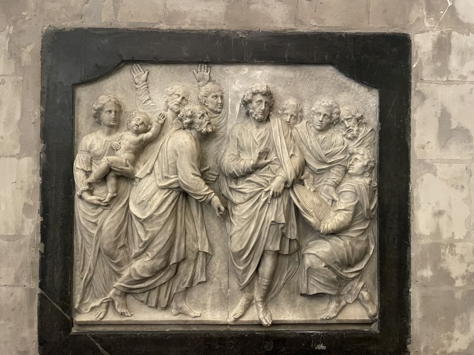 bas-relief : Élection de saint Ambroise