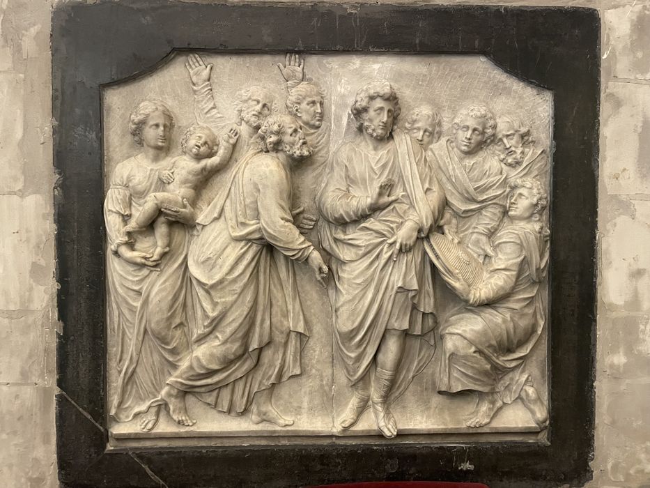 bas-relief : Élection de saint Ambroise