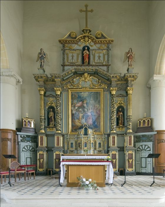 maître-autel, retable, tableau : Mariage de la Vierge (le)