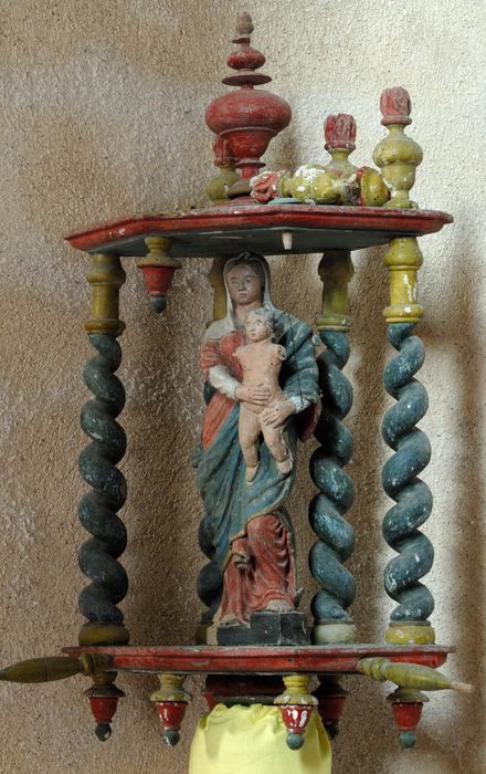 bâton de procession de la Vierge à l’Enfant