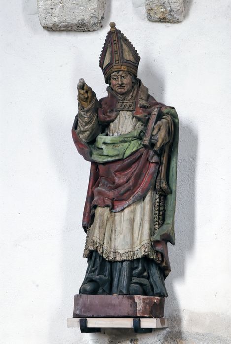 statue : Evêque non identifié (saint Blaise ?)