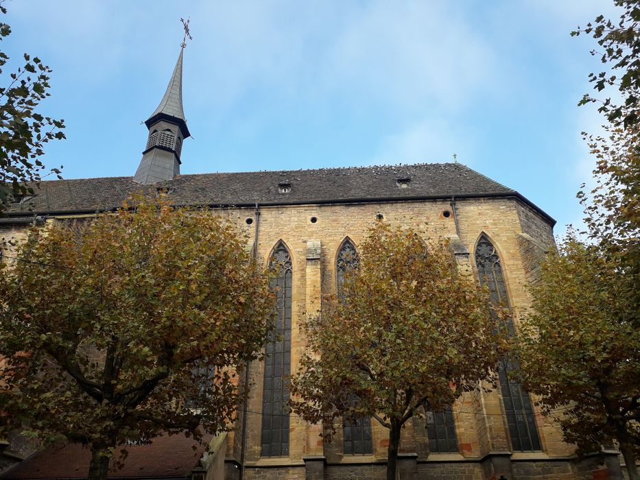 chevet, élévation latérale sud, vue partielle