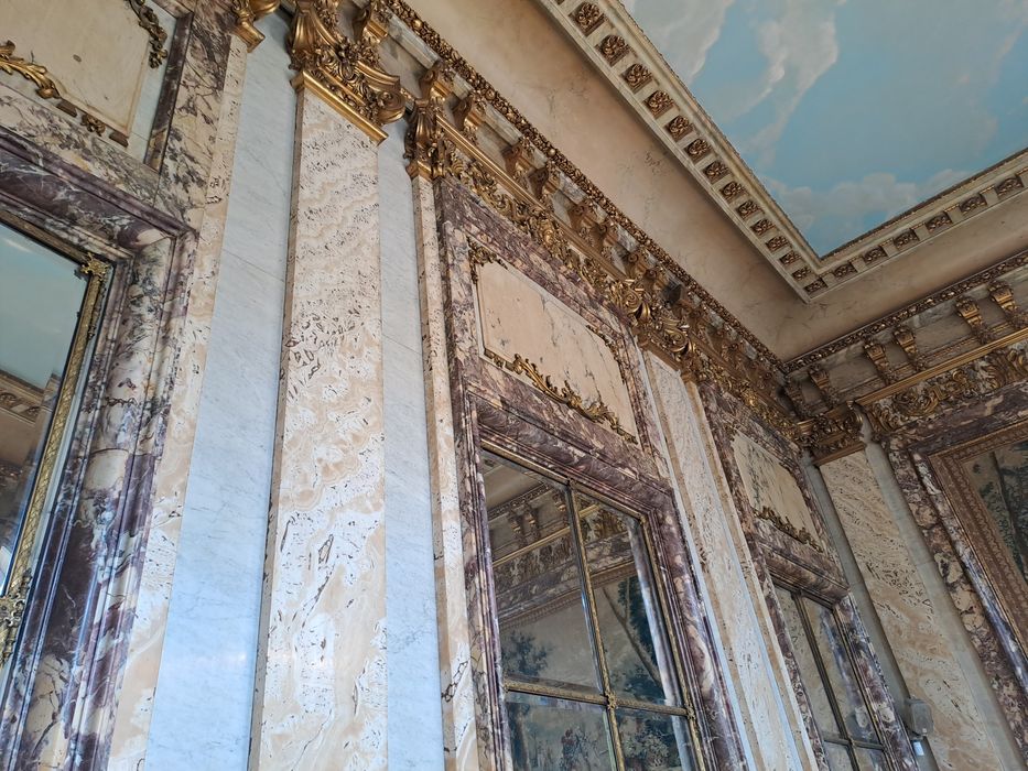 ancienne salle-à-manger, vue partielle des décors