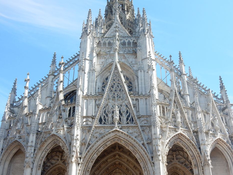 façade ouest, vue partielle