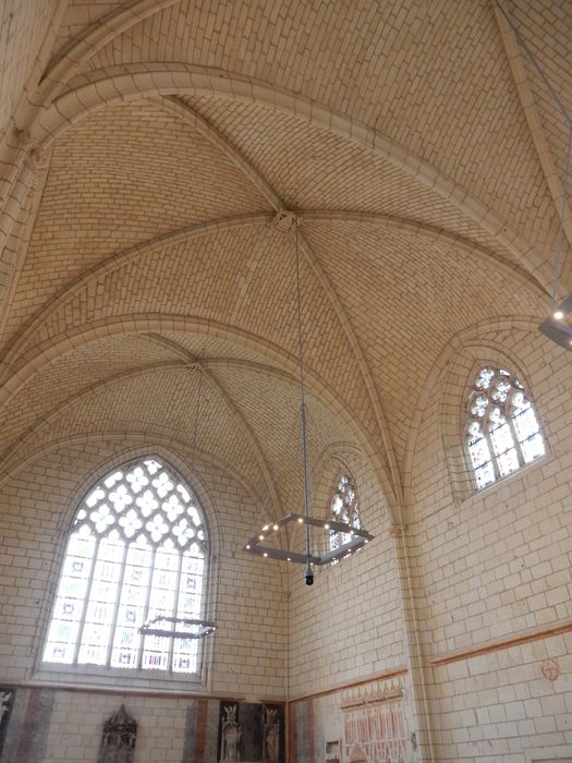 chapelle, vue partielle des voûtes