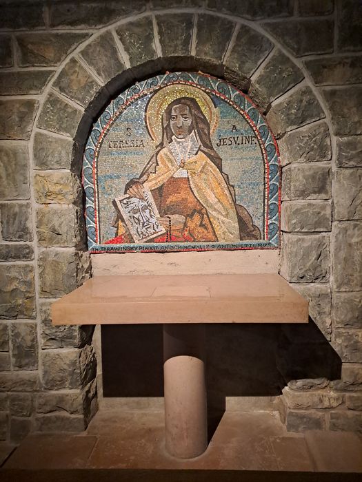 carrelage de sol (mosaïque) : Saint Thérèse de Lisieux