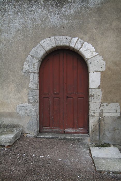 façade ouest, portail d’accès au collatéral nord