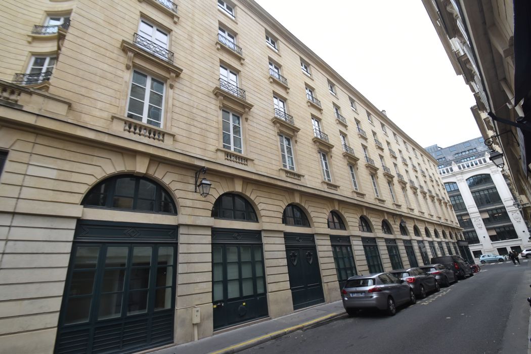 façades sur rue des n°1, 3 et 5