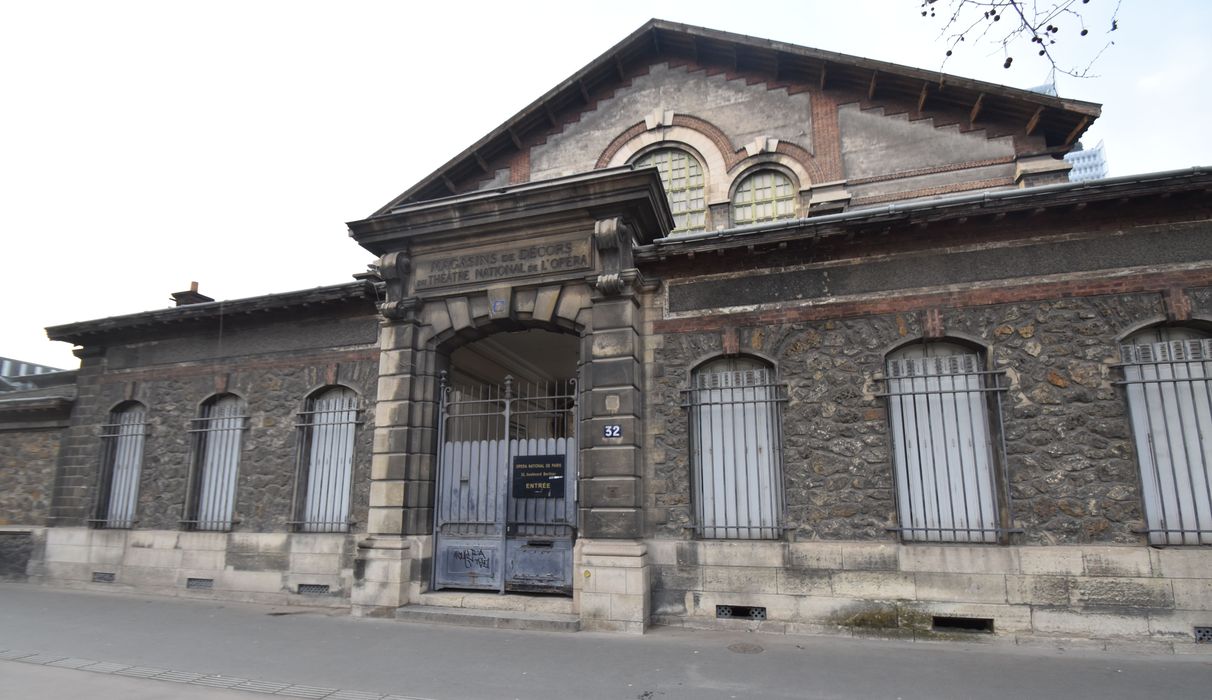 porche et pavillons d’accueil, façade sud-est