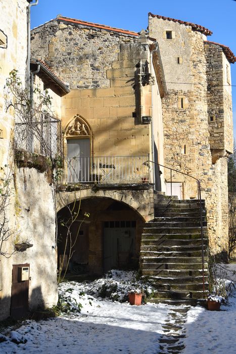 cour intérieure, façade ouest