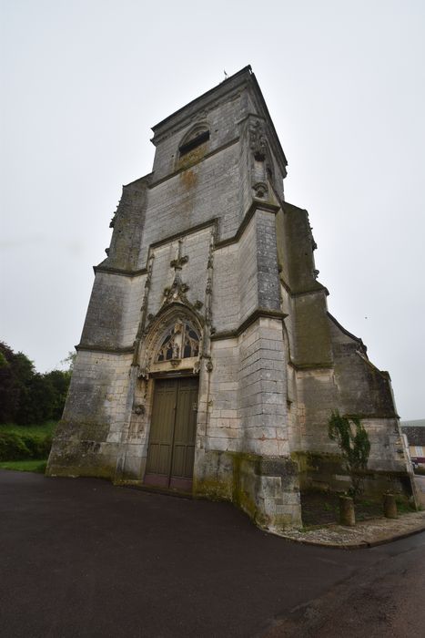 clocher, élévation ouest