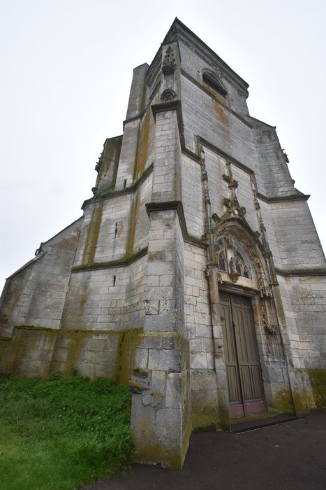 clocher, élévations nord et ouest