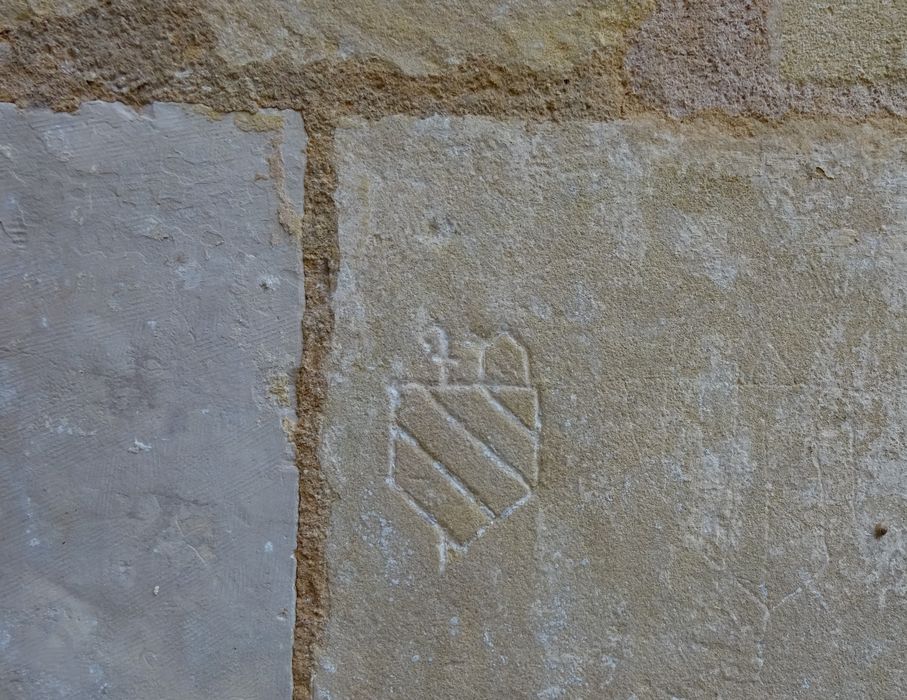 cloître, détail d’un graffiti