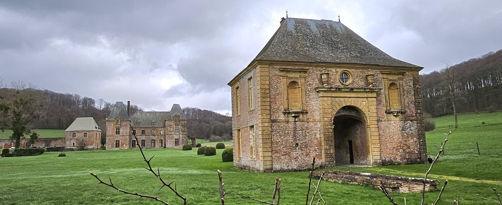 porterie, élévation ouest