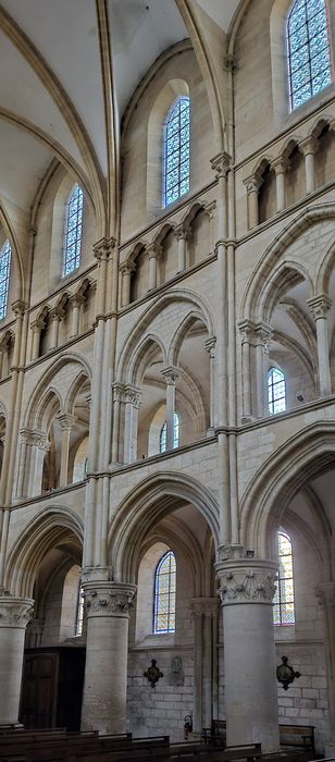 nef, élévation, vue partielle