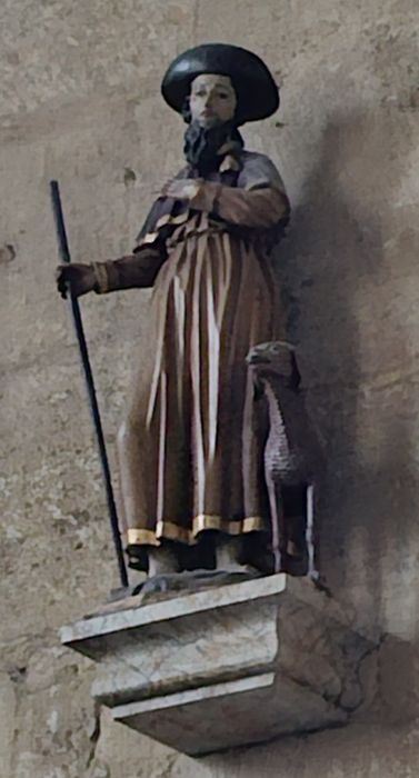 statue : Saint Roch (?)