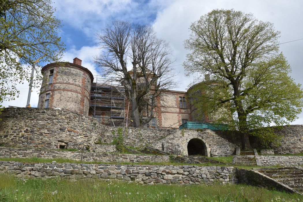façade ouest, vue partielle