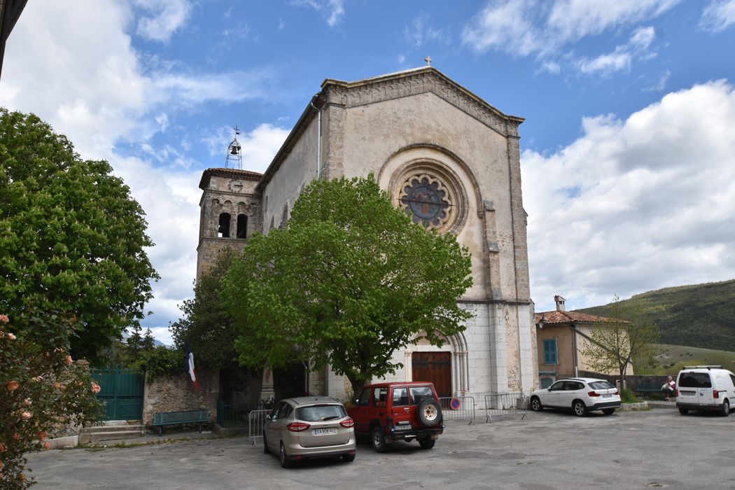 façade ouest, vue partielle