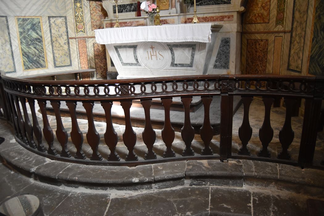 clôture liturgique (table de communion) 