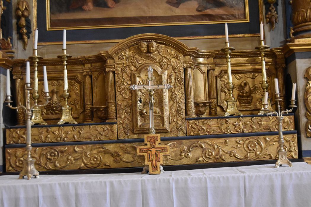 tabernacle de l’autel de la 1er nef nord