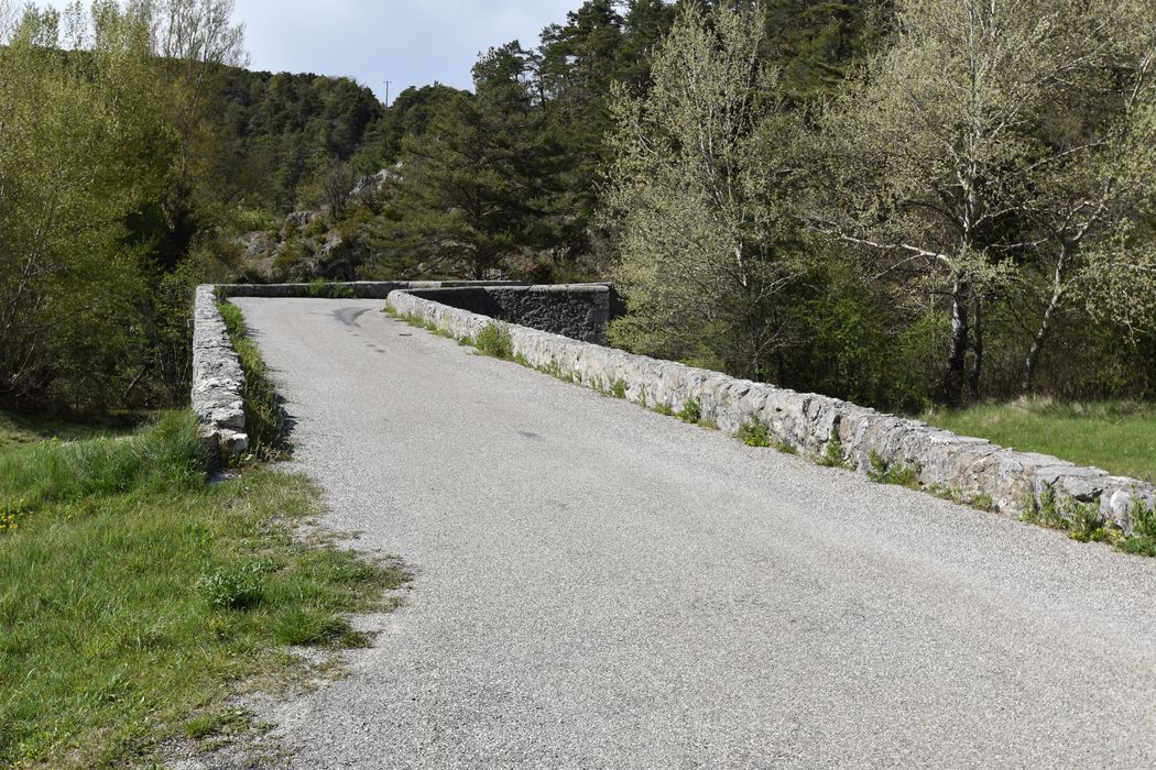 vue générale du tablier depuis le Sud