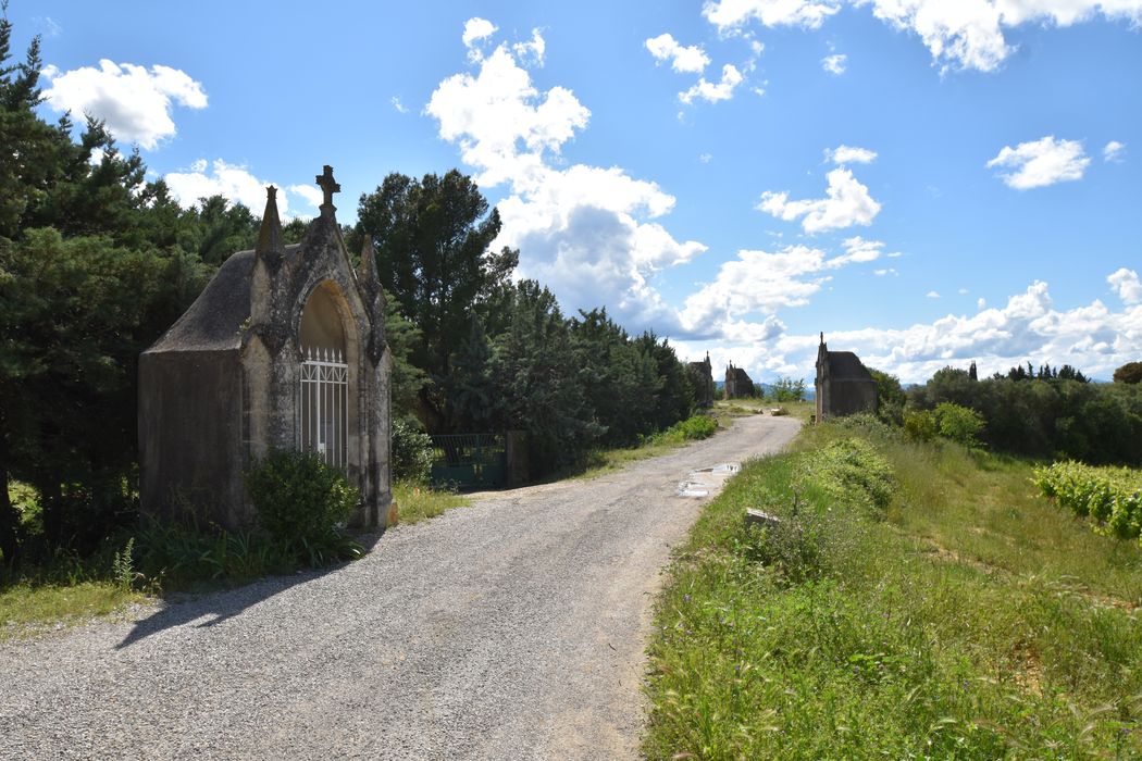 vue générale du site en direction de l’Ouest