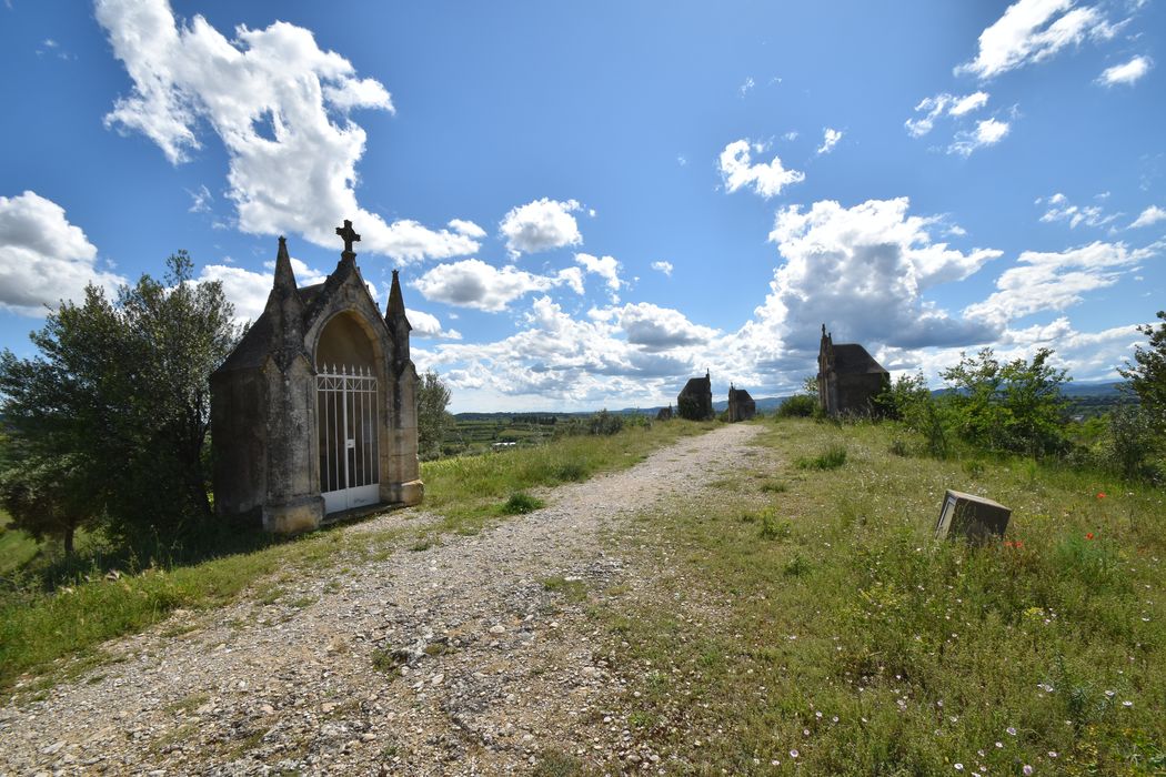 vue générale du site en direction de l’Ouest