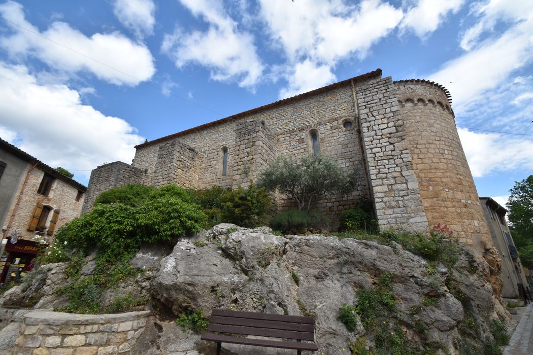 façade latérale sud, vue partielle