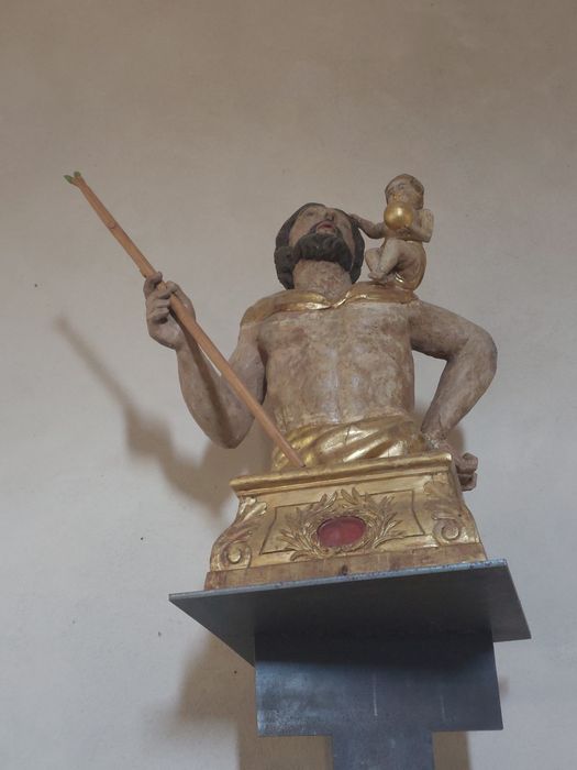 Buste-reliquaire : saint Christophe