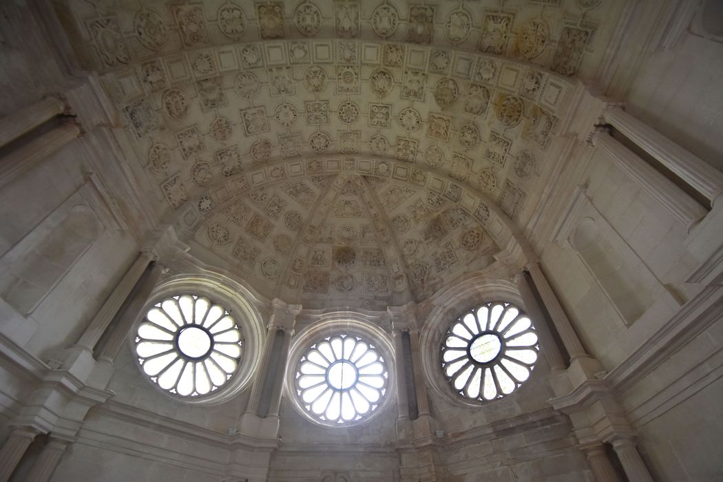 chapelle, vue partielle de la voûte