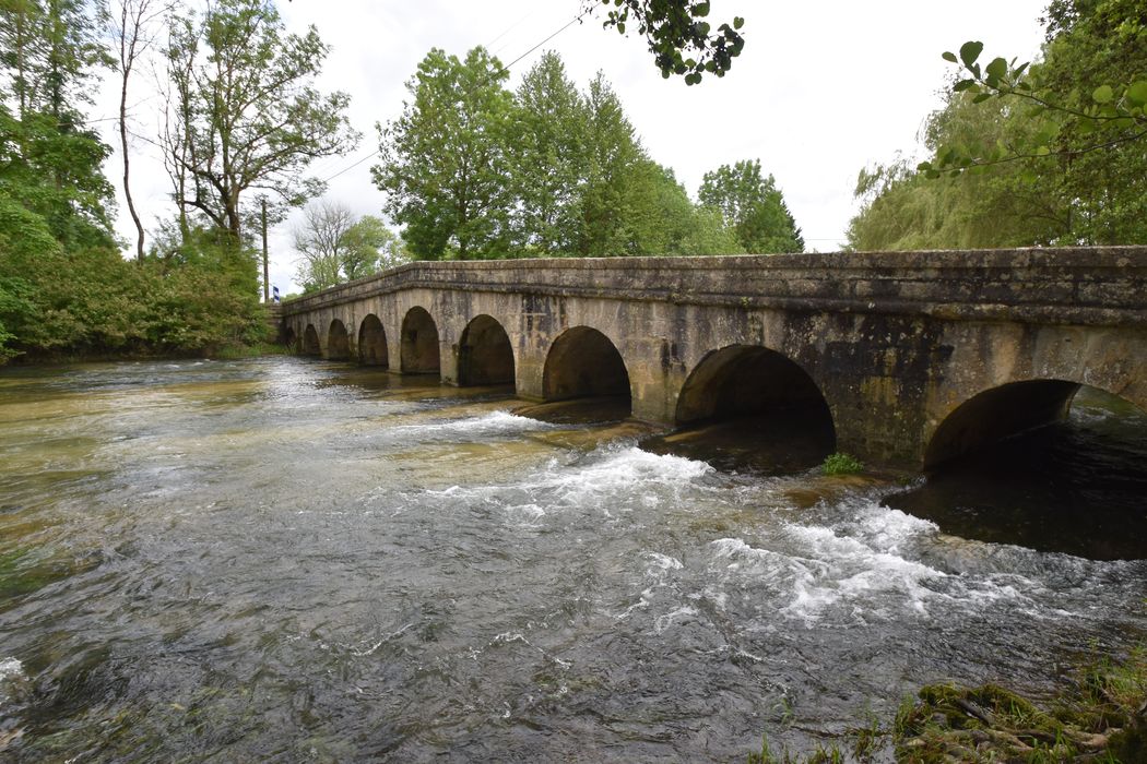 pont ouest, élévation en amont