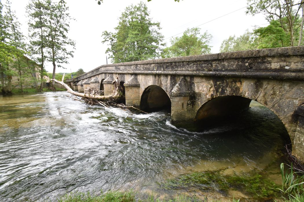 pont ouest, élévation en aval