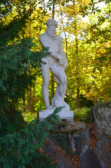 parc, statue