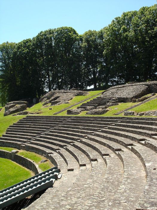 vue partielle des vestiges