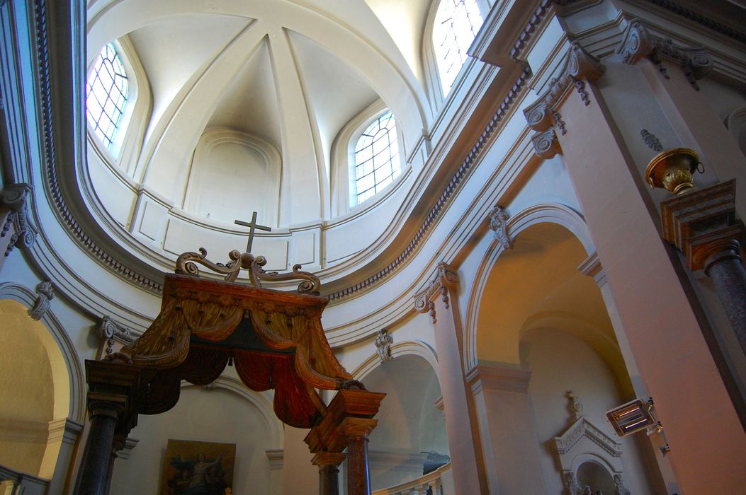 voûte du choeur de la chapelle, vue partielle