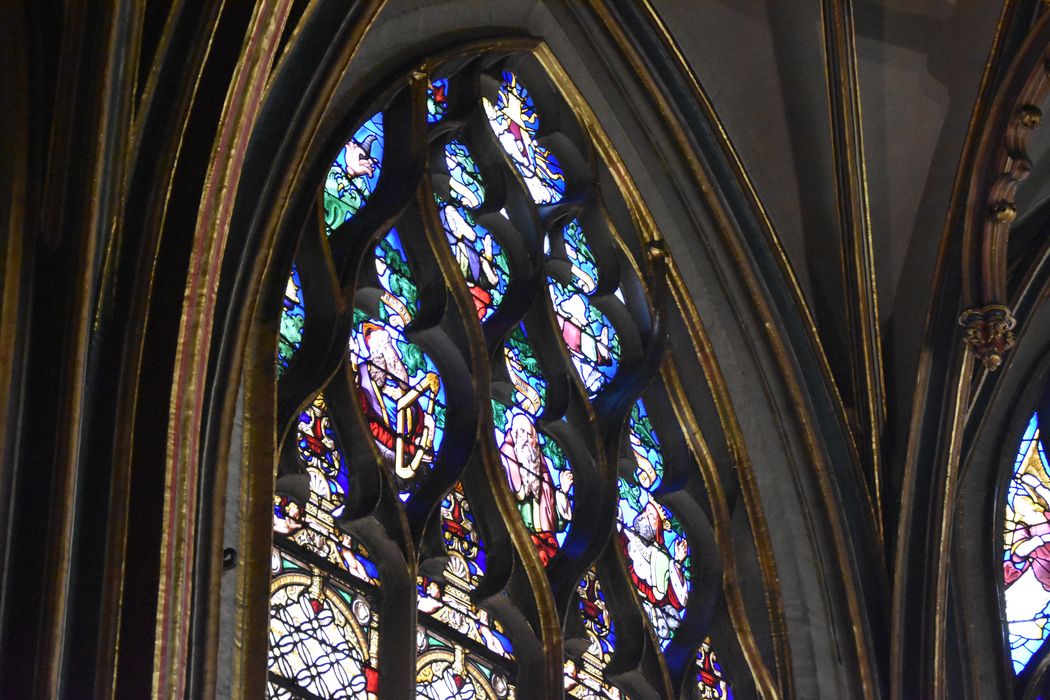 verrière de la chapelle de la Vierge : L'Arbre de Jessé