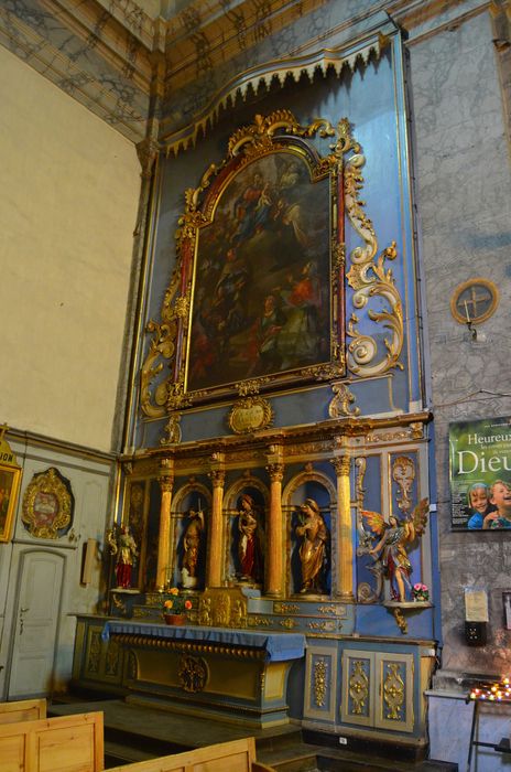 autel du Saint-Scapulaire, tableau : Saint Simon Stock recevant le scapulaire