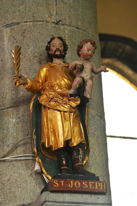 groupe sculpté : Saint Joseph et l’Enfant - © Ministère de la Culture (France), Médiathèque du patrimoine et de la photographie, diffusion GrandPalaisRmn Photo