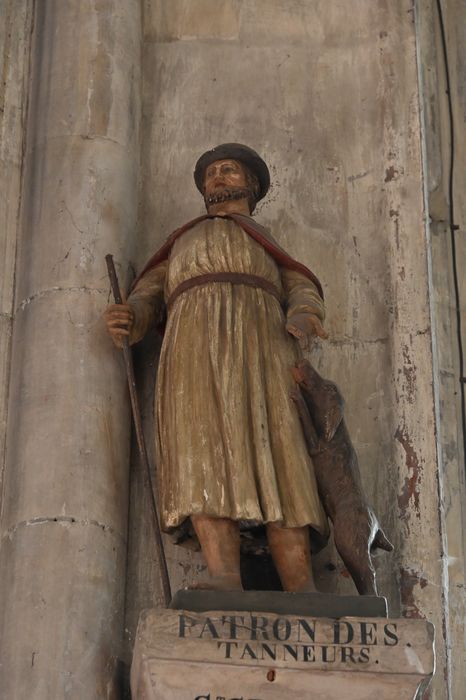 statue : Saint Roch dit saint Crépin - © Ministère de la Culture (France), Médiathèque du patrimoine et de la photographie, diffusion GrandPalaisRmn Photo