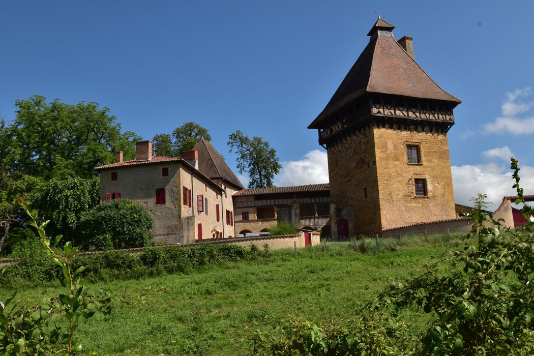 vue générale du château depuis le Sud