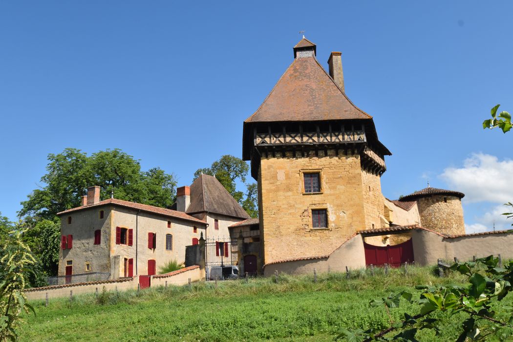 vue générale du château depuis le Sud-Est