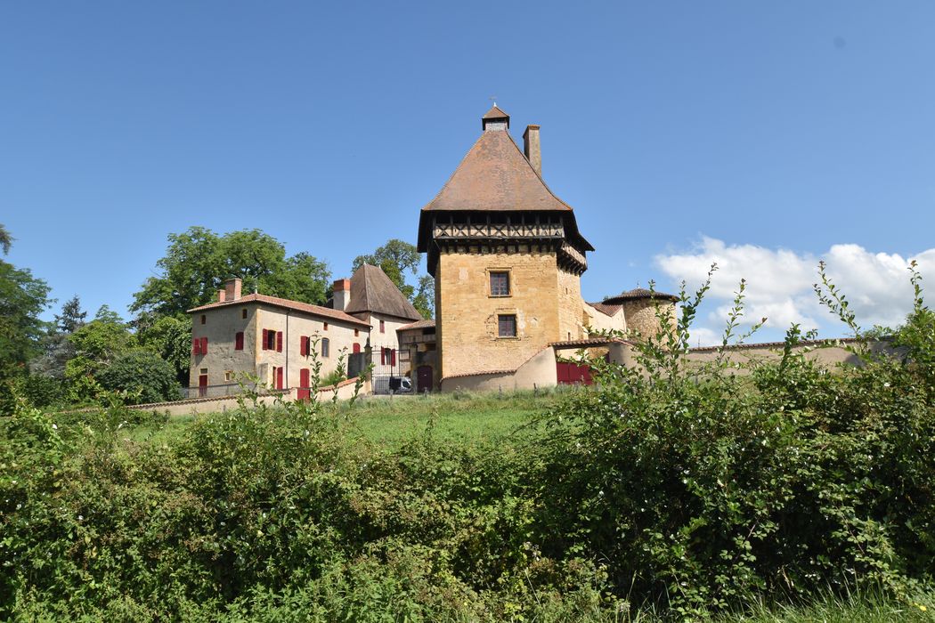 vue générale du château depuis le Sud-Est