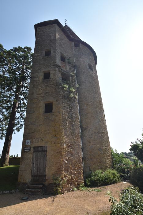 tour, élévations ouest et sud