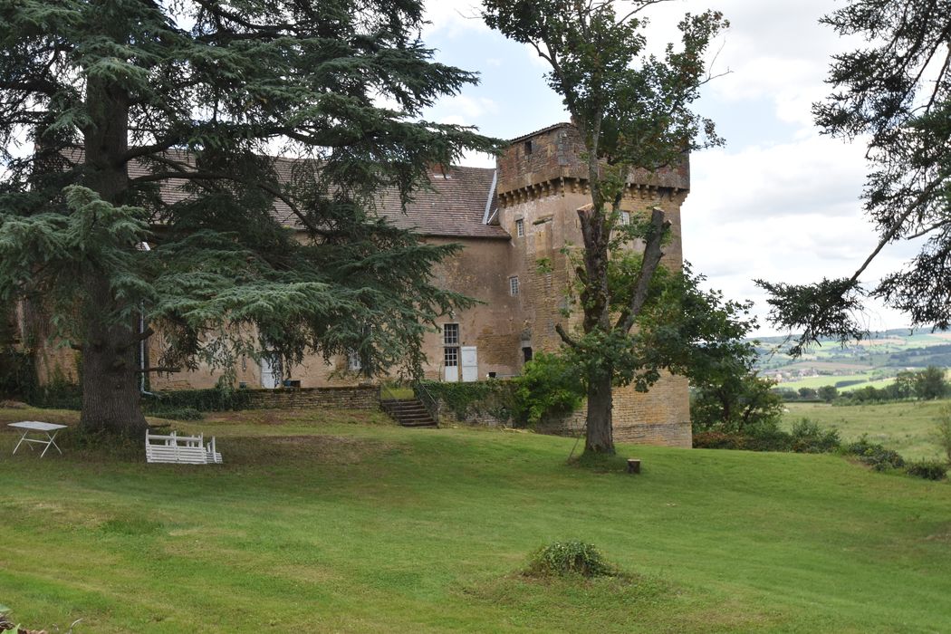 façade ouest, vue partielle