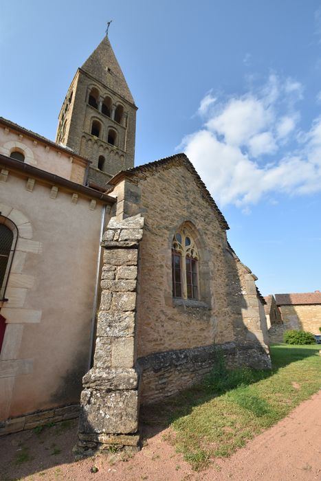 façade latérale nord, vue partielle