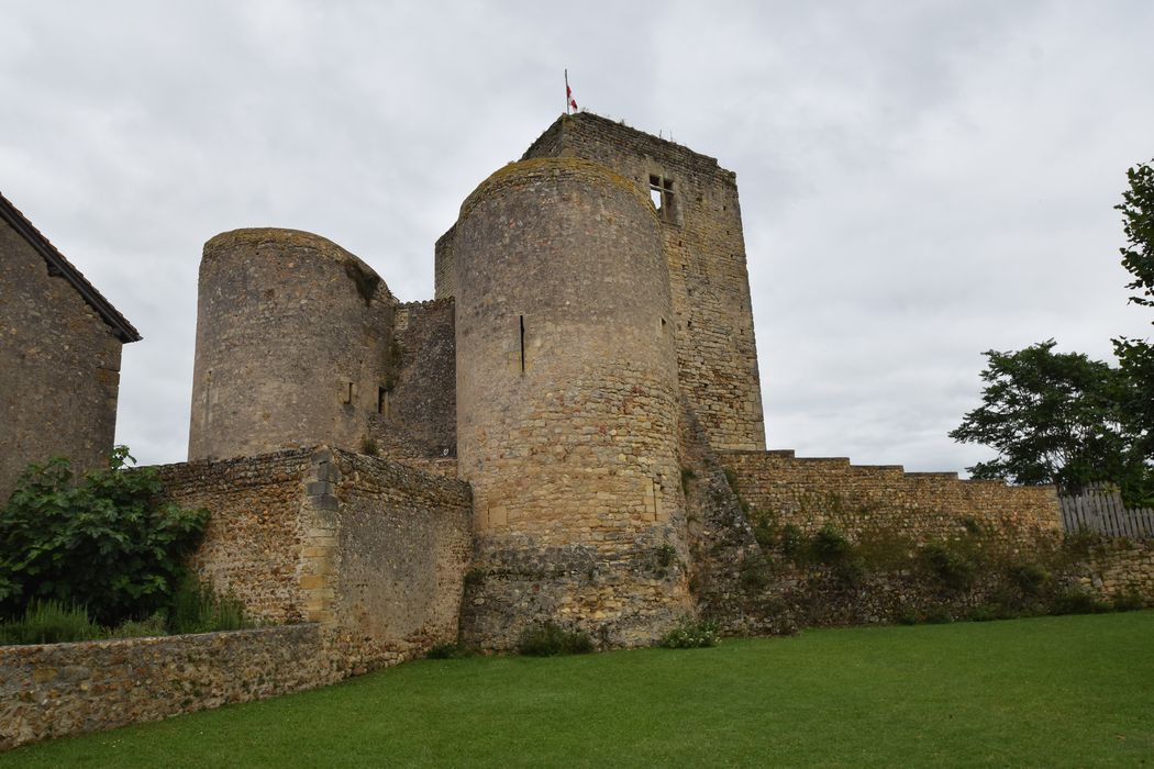 vue générale des ruines depuis l’Ouest