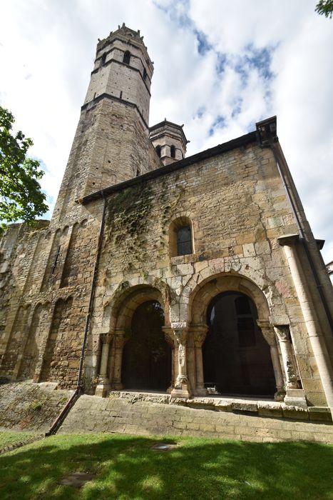 porche ouest, élévation nord